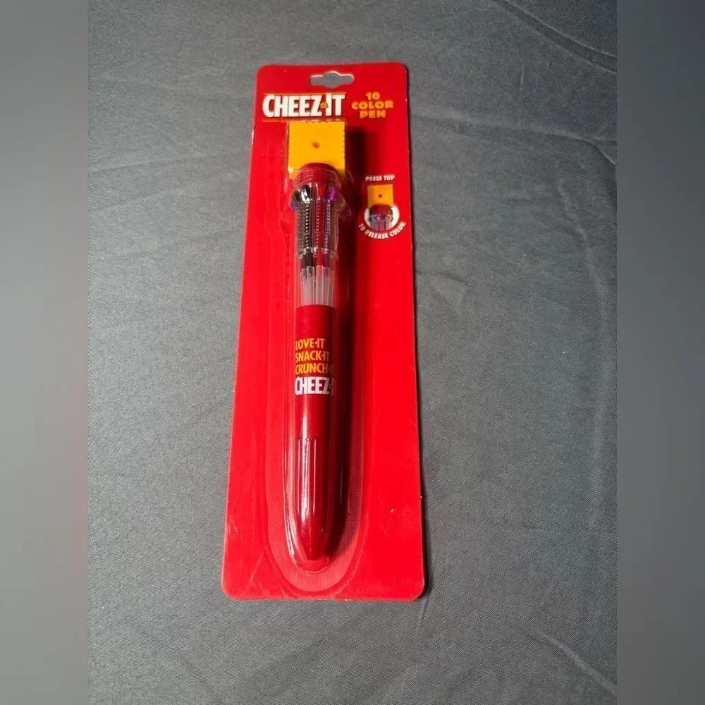 New Cheez-It themed 10-color multicolor pen. NWT